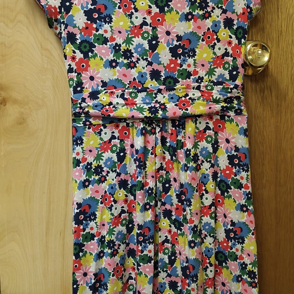 Boden Amelie Jersey Dress, Ditsy Floral Print, Size US 2P/UK 6P